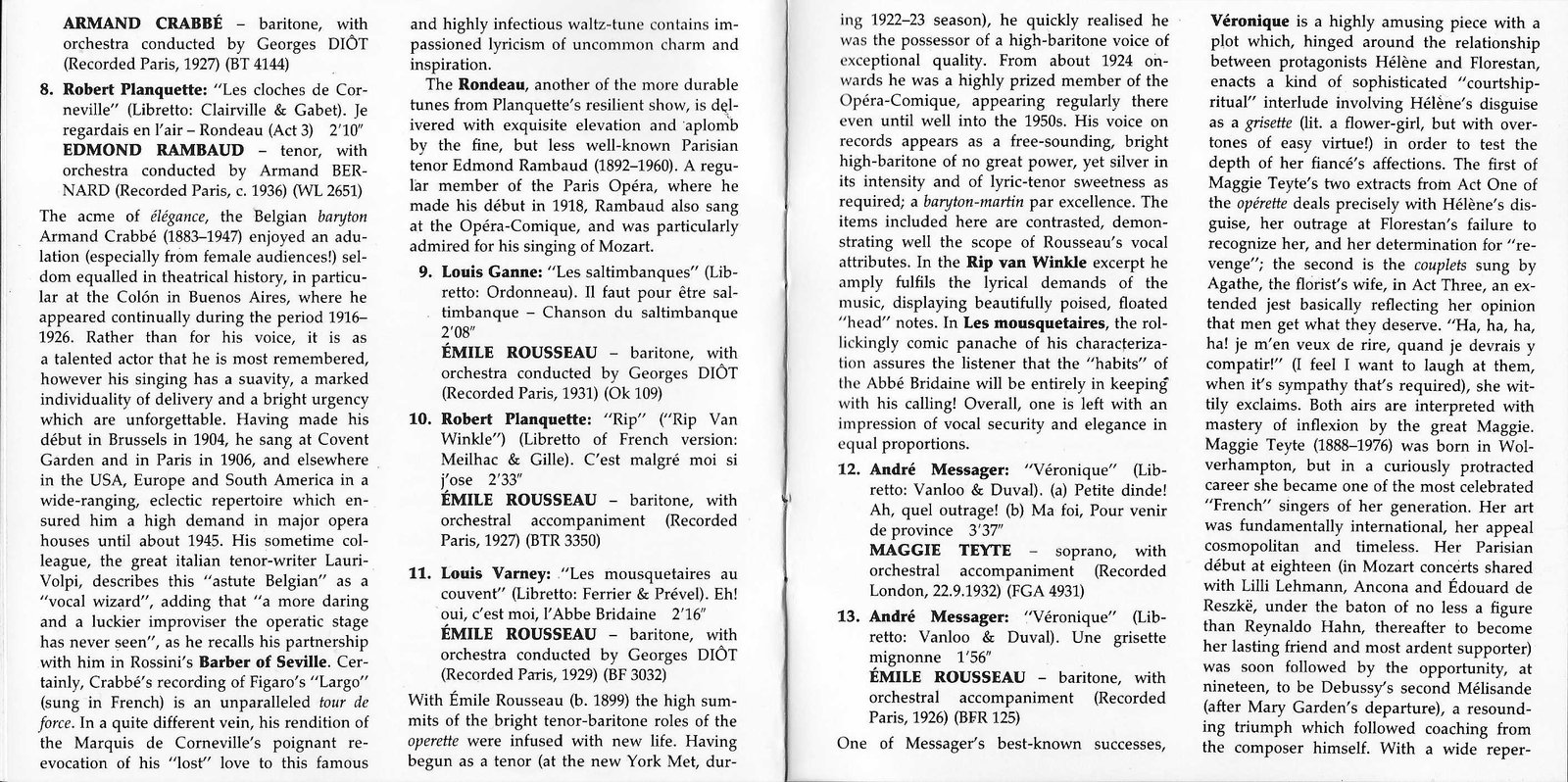Middle of cover of BBCCD755